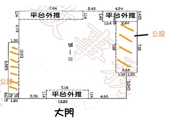 近中壢南亞學院.富台國小大面寬金店面房屋室內格局與周邊環境