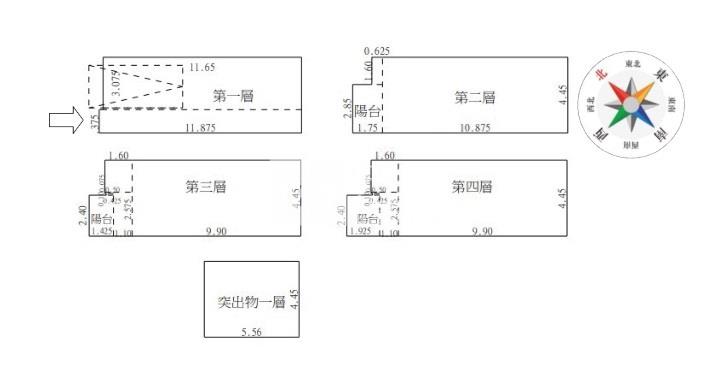 逢甲12期全新臨路電梯店墅房屋室內格局與周邊環境
