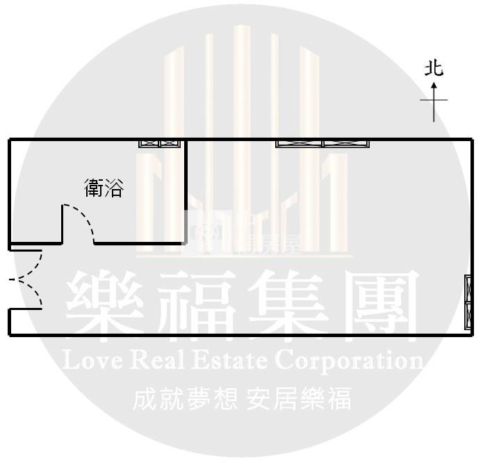 精武車站雙面採光套房美廈房屋室內格局與周邊環境