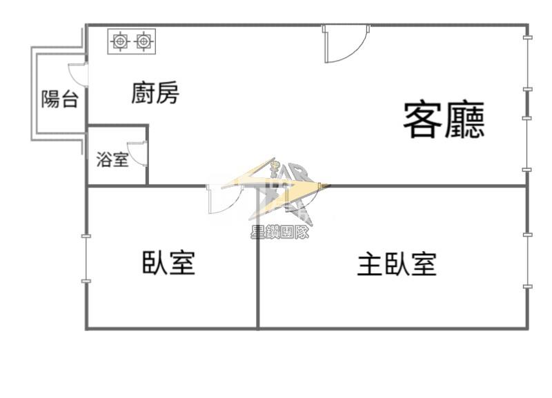 【星鑽】(專委)獨家-青埔田園景觀2房車房屋室內格局與周邊環境