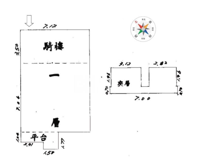 文心崇德大面寬金店面房屋室內格局與周邊環境