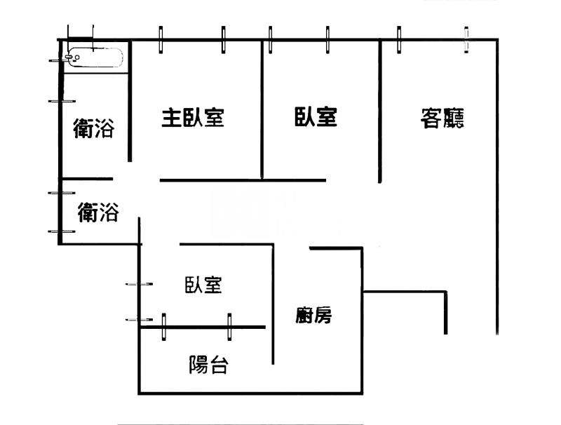 G7捷運站達麗三房平車房屋室內格局與周邊環境