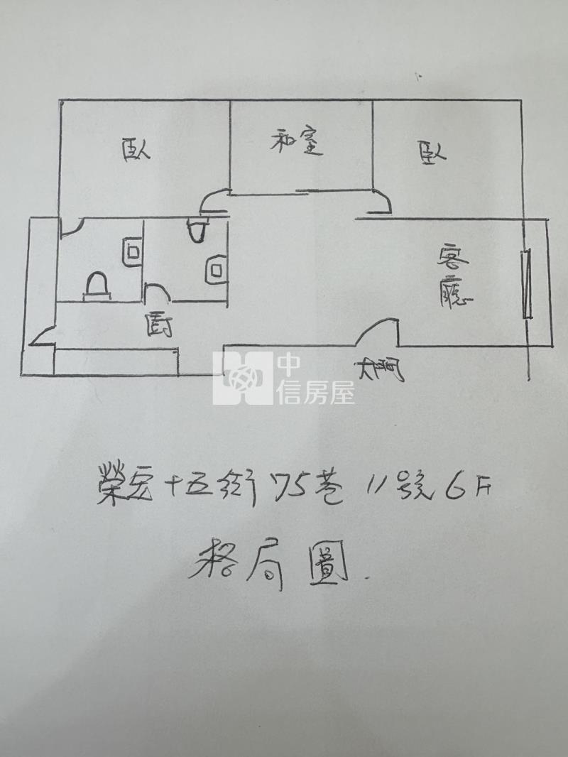 內壢環中商圈溫馨3房車房屋室內格局與周邊環境