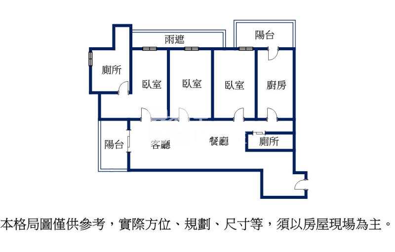 永麗花園高樓景觀三房大車位房屋室內格局與周邊環境