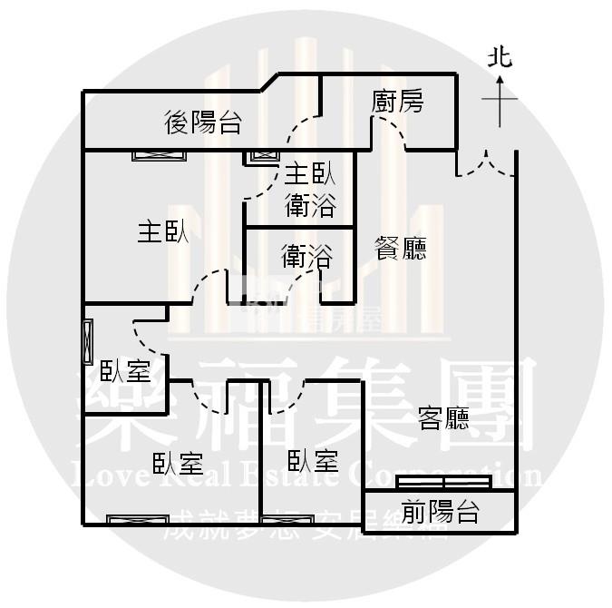 站前秀泰旁臨路一樓四房美宅房屋室內格局與周邊環境
