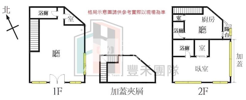 【豐禾】南崁挑高1+2層邊間店面三車位房屋室內格局與周邊環境