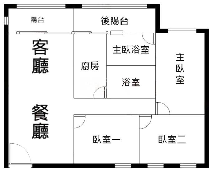 2287 龜山千禧景觀戶三房房屋室內格局與周邊環境