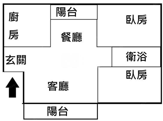 薪家坡低樓層美3房房屋室內格局與周邊環境