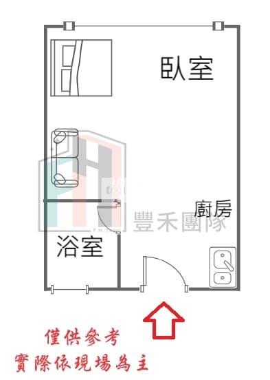 【豐禾】【專任】捷運G08收租套房房屋室內格局與周邊環境