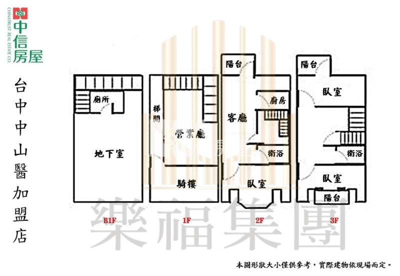 國光路文武兩用收租金店面房屋室內格局與周邊環境
