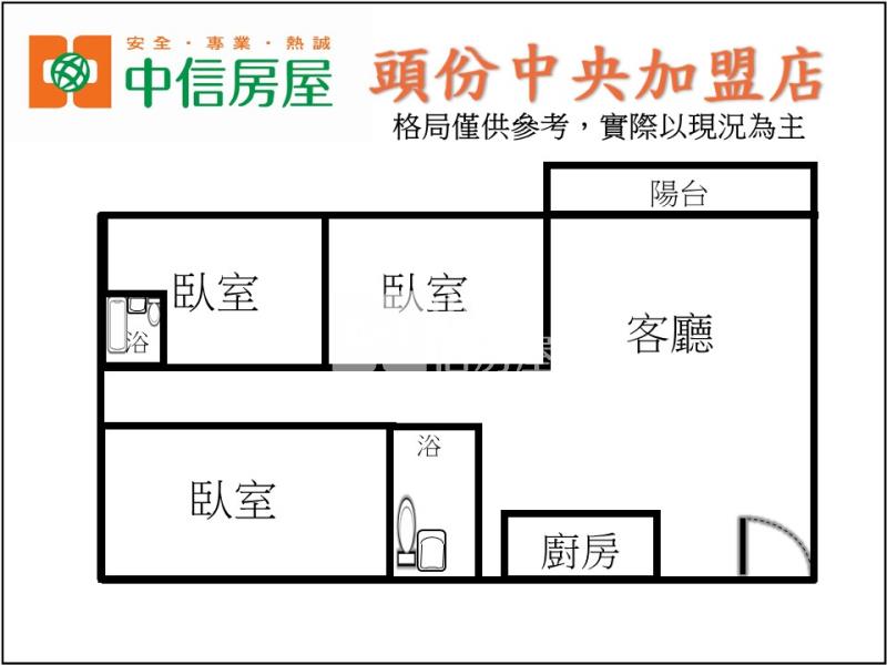 後站承天車位美廈房屋室內格局與周邊環境