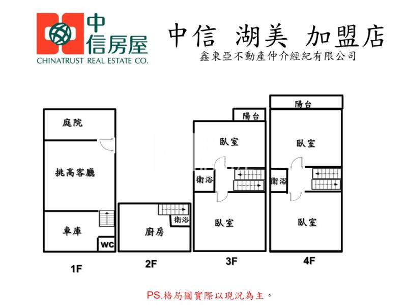 溫馨人車分道車墅房屋室內格局與周邊環境