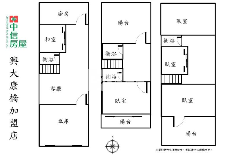 中興益民雙商圈|大地坪臨路別墅 × 面公園稀有釋出|雙車位首選房屋室內格局與周邊環境