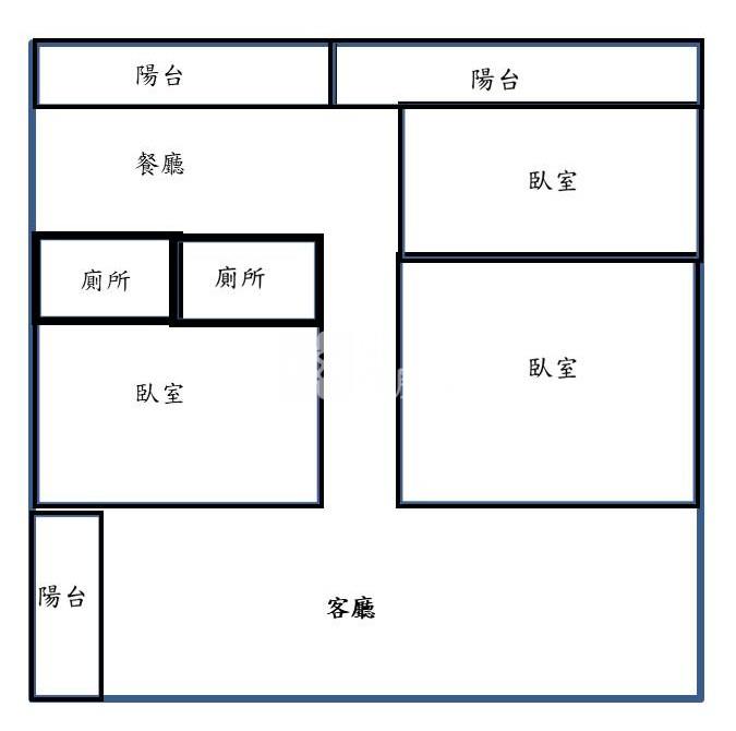 頭份自強路低價華廈房屋室內格局與周邊環境