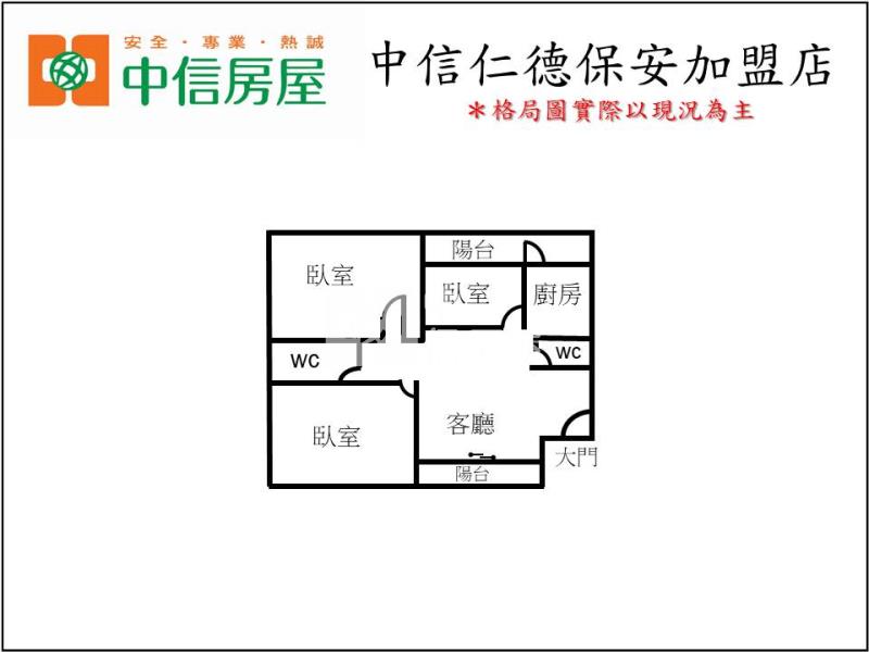 中華南路二段健身美寓房屋室內格局與周邊環境