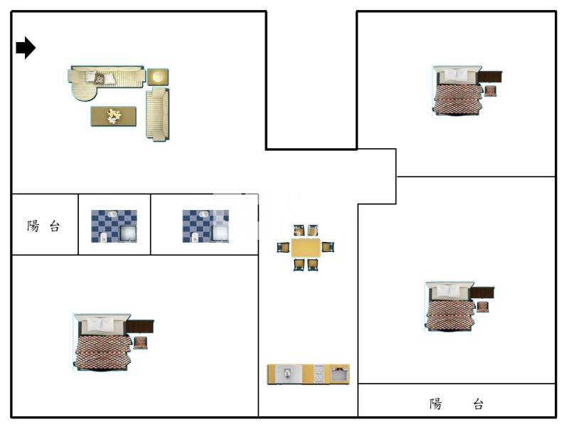 內壢新中北路精美3房房屋室內格局與周邊環境