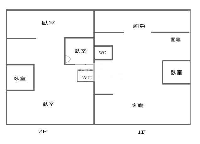 低總價統一社區透天房屋室內格局與周邊環境