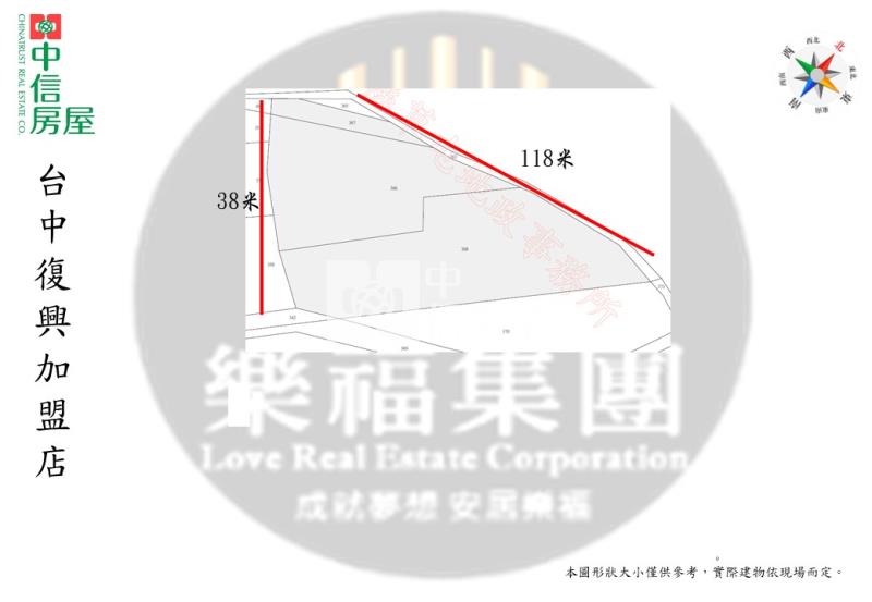 草屯千坪臨路農地配有合法資材室房屋室內格局與周邊環境