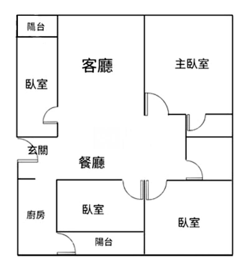軟體園區大四房平車房屋室內格局與周邊環境
