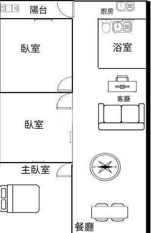桃園武陵高中 裝潢美三房房屋室內格局與周邊環境