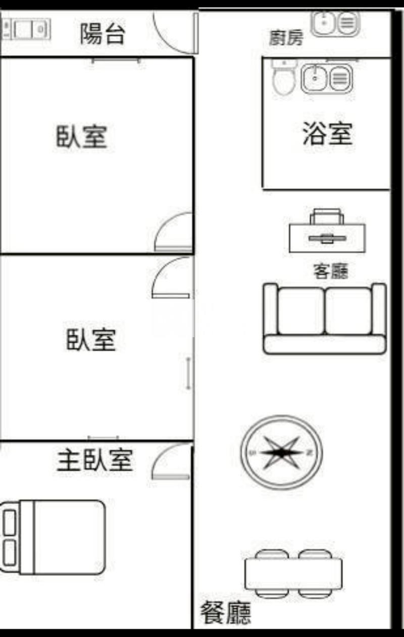 德華街3房公寓房屋室內格局與周邊環境