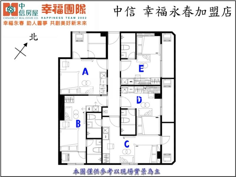 精誠商圈全新5套獨洗曬房屋室內格局與周邊環境