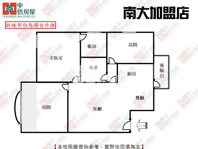 東園學區平車三房房屋室內格局與周邊環境