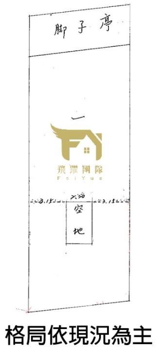 專約*正中正路大地坪透天*8米面寬，有店面效益房屋室內格局與周邊環境