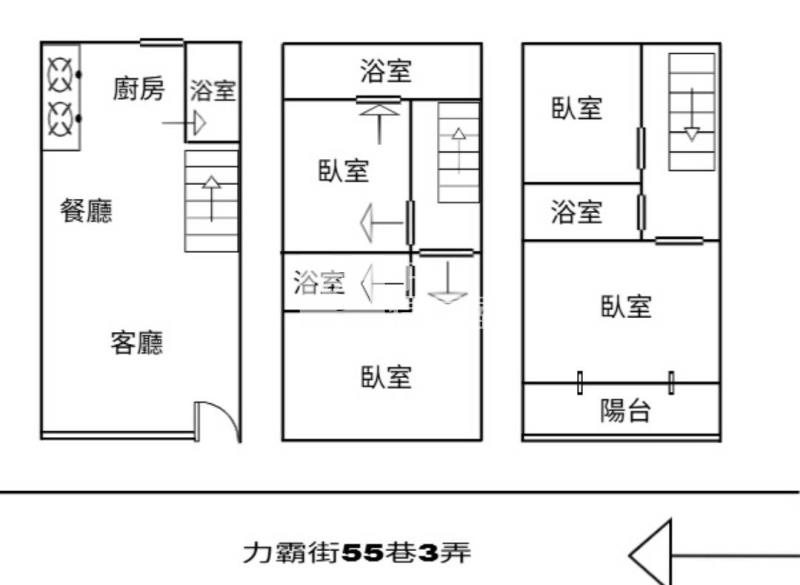 八德大湳商圈翻新美透天房屋室內格局與周邊環境