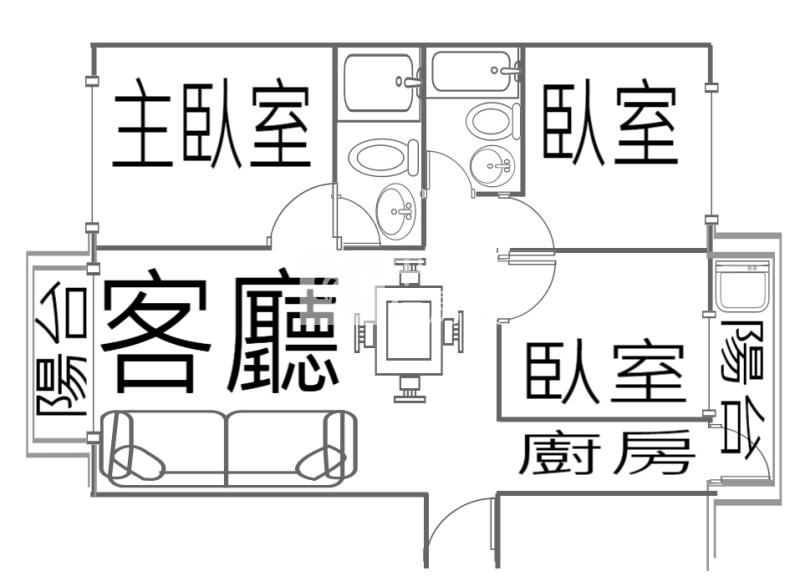 楊梅溫馨三房車房屋室內格局與周邊環境