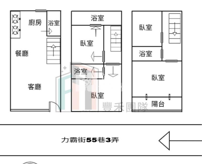 【豐禾】八德大湳商圈整新透天房屋室內格局與周邊環境