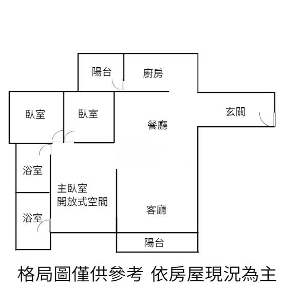 三民國中三房平車精裝戶房屋室內格局與周邊環境
