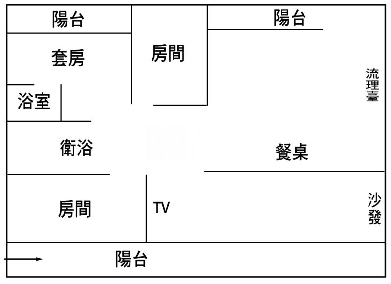 世賢國小美3房房屋室內格局與周邊環境