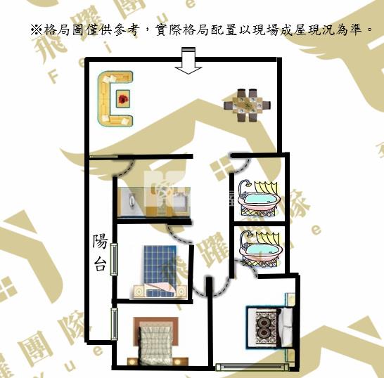 近楊梅交流道3房房屋室內格局與周邊環境