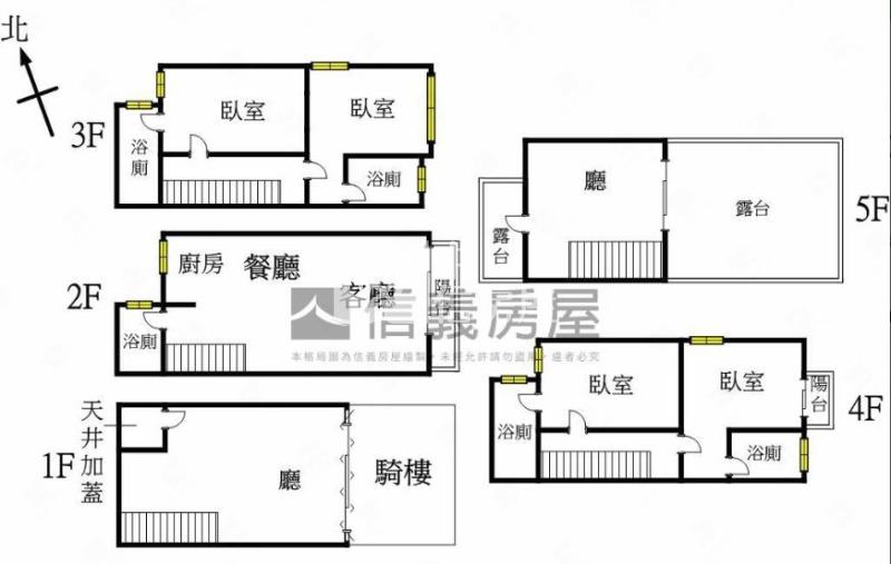 74旁1年屋臨路全新四套房透店B房屋室內格局與周邊環境