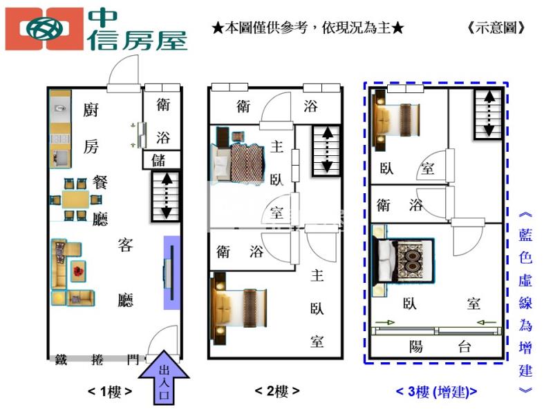 d-56八德力霸街美透天房屋室內格局與周邊環境