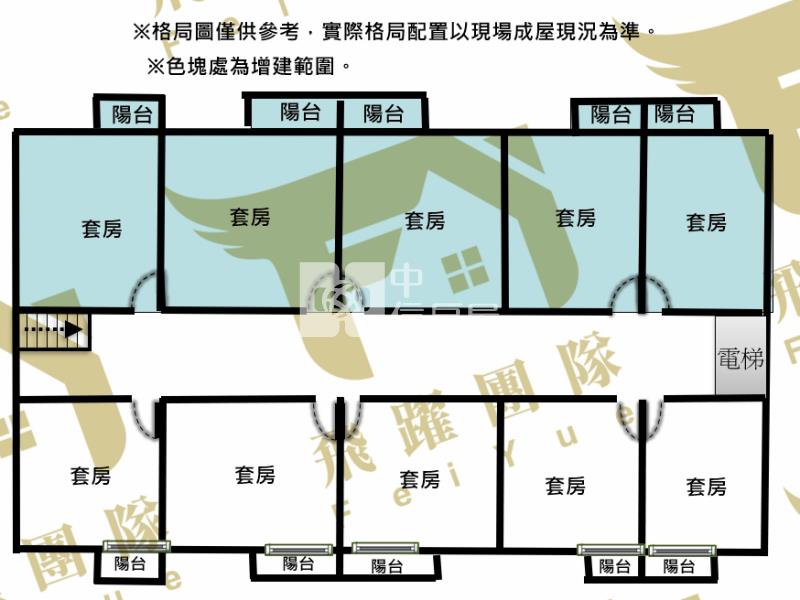 觀音工業區電梯收租10套房5樓房屋室內格局與周邊環境