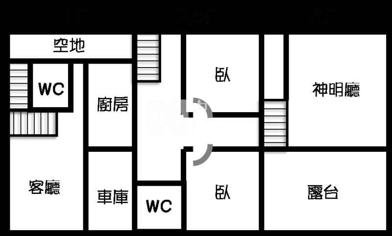 員林國中旁全新美墅房屋室內格局與周邊環境