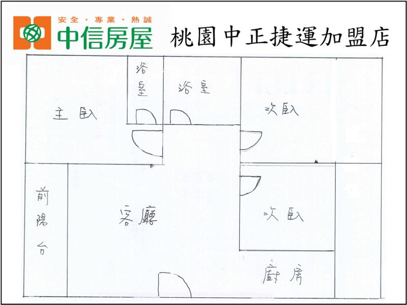 天王星湖畔景觀大三房房屋室內格局與周邊環境