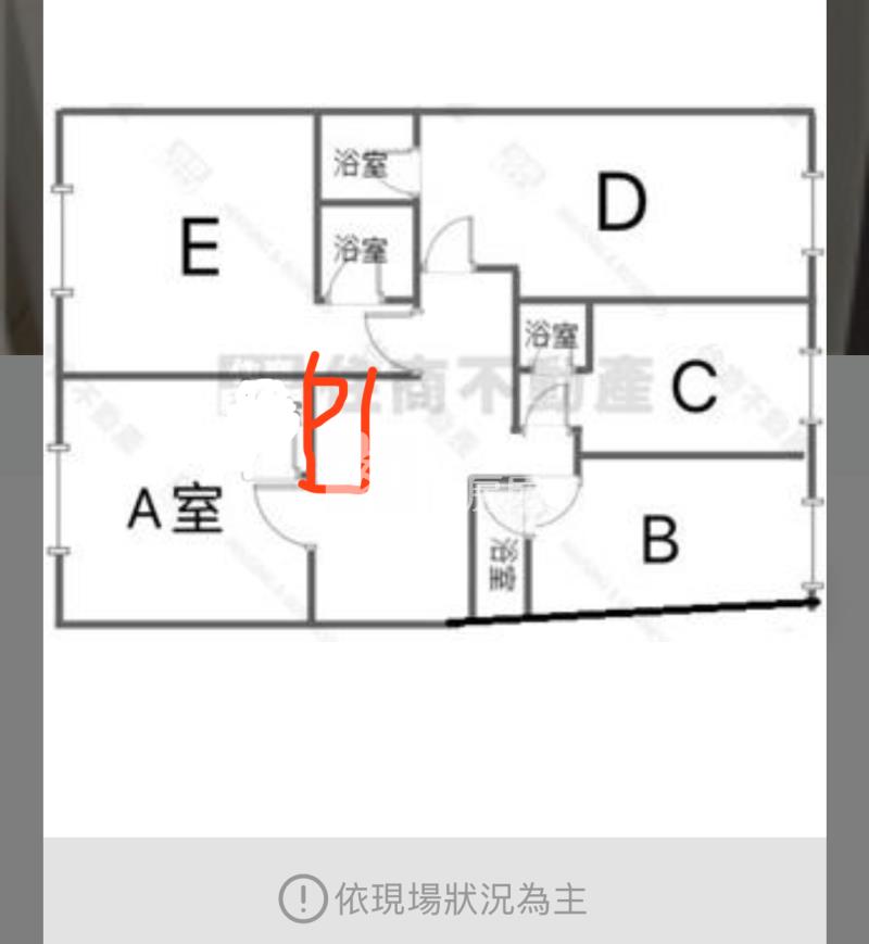 中原大仁四街收租5套房房屋室內格局與周邊環境