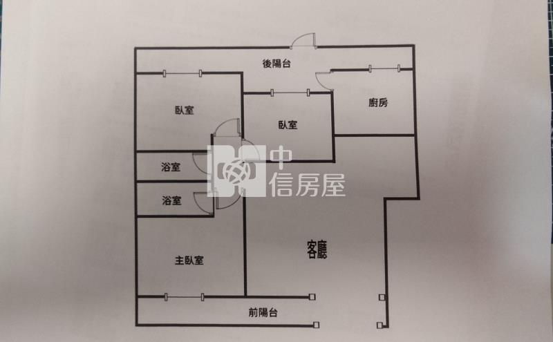 A22中壢高中一樓美三房房屋室內格局與周邊環境
