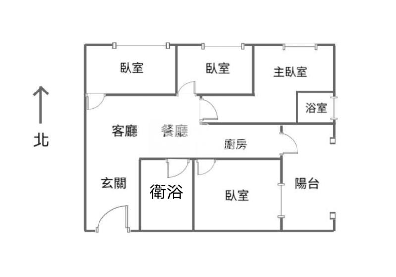 平鎮南勢重劃區四房+平面車位房屋室內格局與周邊環境