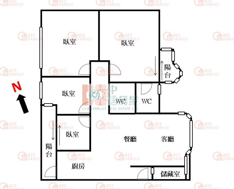 昌平商圈大空間精裝四房平車房屋室內格局與周邊環境