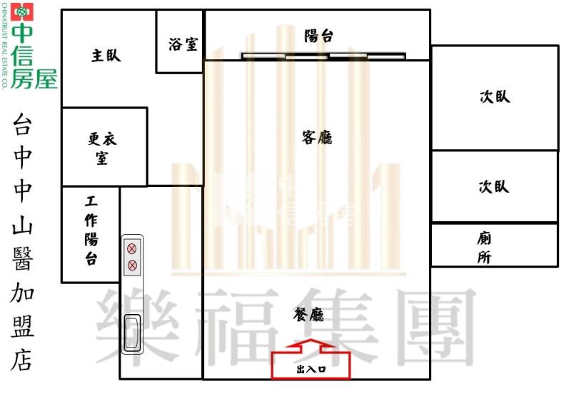 中國醫科博睦森林四改三雙平車房屋室內格局與周邊環境