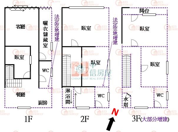 近洲際8米活巷邊間美透天可營登房屋室內格局與周邊環境