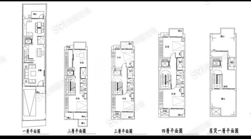龍潭市中心全新電梯別墅房屋室內格局與周邊環境