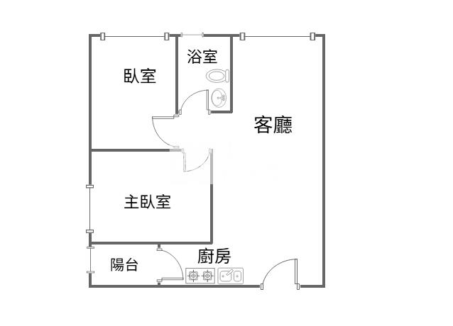 員東國中景觀二房附車位房屋室內格局與周邊環境