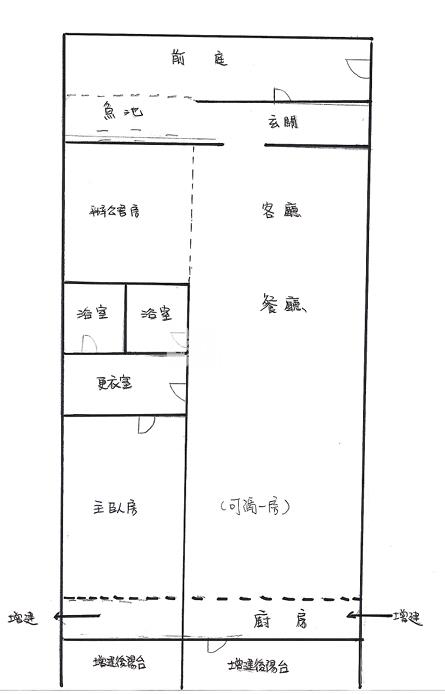 A2283 龜山大景優美1F庭院車房屋室內格局與周邊環境