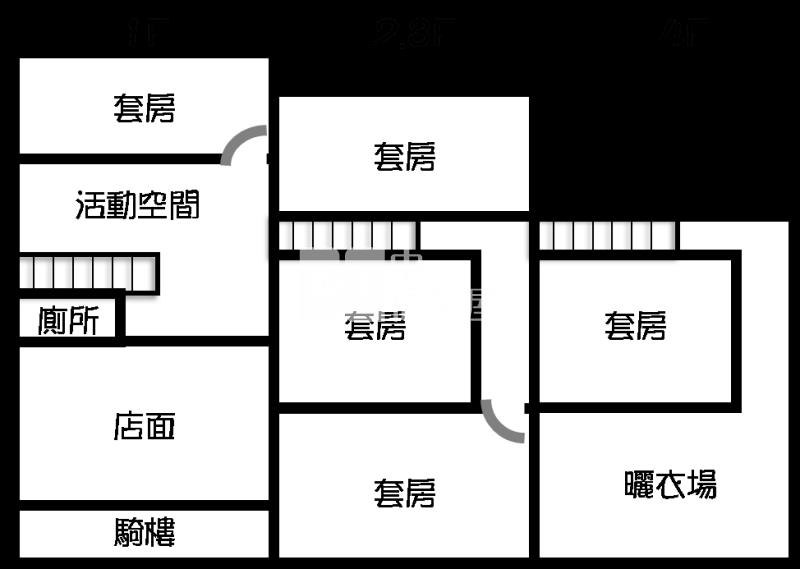 員林惠來街商業區店住房屋室內格局與周邊環境