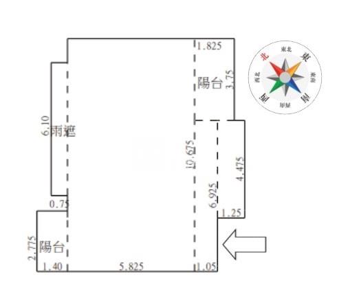 勝麗方程市3房平車視野戶房屋室內格局與周邊環境